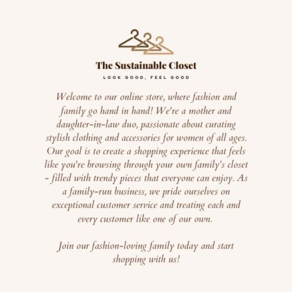 Meet your Posher, The Sustainable Closet--a family team! - Picture 2 of 5